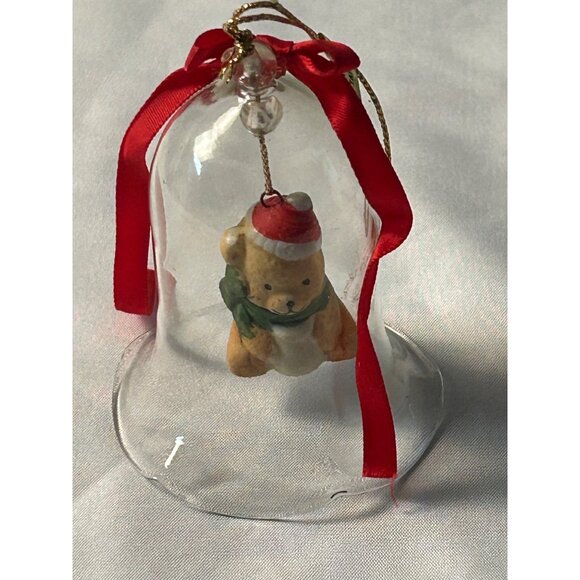 6 Christmas Figurines Ornaments Snowman Santa Moose Clown Holiday Decor Lot - Picture 8 of 11